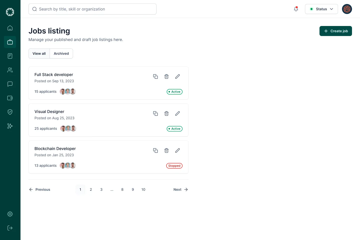 Socious Work 채용 공고